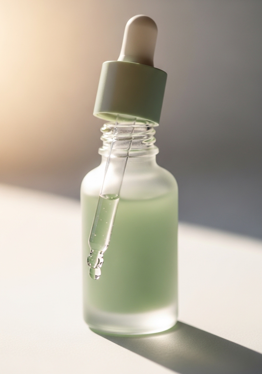 Daily Barrier Repair Serum in frosted glass dropper bottle